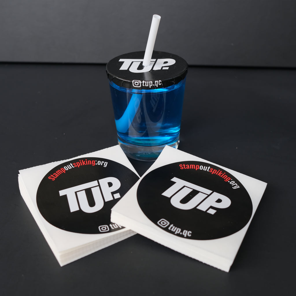 TUP 100 Protection Drogue Viol Couvre-verre